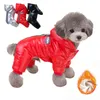 Hundkläder vinter vadderad onesie valp dräkt för små hundar varm fleece coat shih tzu down jacka chihuahua jumpsuit Yorkie kläder