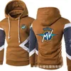 Sweats à capuche pour hommes 2023 printemps automne mode hommes pulls sweats MV Agusta motos Logo Patchwork décontracté coton vêtements