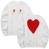 JL GC Back Big Heart Loose Sweatshirt Hoodie Street Giyim