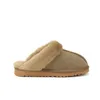 مصمم أحذية الأطفال تسمان Slippers Tazz Baby Snow Australia Mini Booties Platform for Girls Winter Fluffy Shoes Suede Wool Stivali