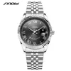 Mens Watches High Quality Quartz-battery Business Steel Strap Waterproof Watch