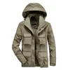 Men's Jackets Parkas Spring Motorcycle Jacket Hooded Streetwear In Outerwears Clothes Luxury Clothing Winter Mens Tactical