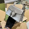 Metall abnehmbare Kette Tasche Mode Umhängetaschen für Frauen 2023 Designer 18 cm Größe Mini Handtasche Totes Handheld Geldbörse Brieftasche mit grüner Box Sehr exquisit