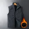 Gilets pour hommes Hommes Gilet sans manches Vestes d'hiver Mode Laine Mâle Coton Rembourré Manteaux Chauds Gilets Vêtements Plus Taille 8XL327m