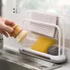 Kitchen Storage Dishcloth Holder Rack Towel Sponge Drain Racks Multifunctional Adjustable Cloth Hanger Organizer Tools