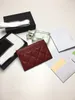 New high-quality fashion designer purse Card and coin famous women's purse leather purse card Clip Coin Purse Free Gift Box 0213CN