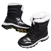 Femmes bottes neige hiver noir rouge femmes botte chaussure garder au chaud noël formateurs sport baskets taille 35-42 10