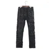 Jeans pour hommes A3419 Mode 2023 Piste de luxe Design européen Vêtements de style de fête