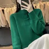 Women's Sweaters Chinese-style Buckle Pullover Cashmere Sweater Female 2023 High-grade Exotic Pure Wool Knitted Bottoming Coat