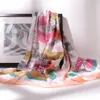 esigner scarf for women Printed Floral Chiffon Hijab Scarf Women Pareo Lady Bandanas Beach Towels Summer Muslim Veil Wrap Female Foulard