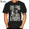 T-shirts pour hommes Star Treks Spock Live Long and Prosper T-shirt adulte sous licence L230217314v