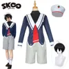 Anime Chinen Miya Cosplay Sk8 the Infinity Cosplay Costume Uniform Suit Wig Hat Tops Shorts Halloween Party Costume for Adultcosplay