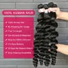 Lace S Loose Wave Bundles Péruvien Cheveux Armure Humaine 26 28 30 pouces Remy Raw Virgin 3 4 Corps Profond 231007