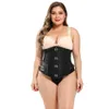 Bustiers Corsets Basked Costume Clubwear Gothic Women's Steel Steampunk Corset Top Underbust Plus Size203G