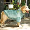 Vêtements pour chiens Miflame Hiver Chaud Moyen Grand Chiens Manteau Border Collie Labrador Casual Tie-dye Gros Vêtements Confortable Pull Respirant