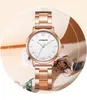 Womens Watch Saatler Yüksek Kaliteli Lüks Kuvars Baster Basit Business Steel Strap Su geçirmez Saat