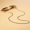 Accessoires de mode RE géométrique serpent lunettes de soleil chaîne métal lunettes fixe cou corde femmes hommes couleur or lunettes de soleil 2023
