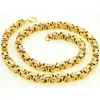 Chaînes 5/6/8mm de large en acier inoxydable 316L boîte byzantine chaîne polissage brillance surface collier bijoux de mode pour hommes femmes 7-40 pouces