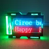 App a scorrimento programmabile LED cartello per bacheca display VIP glorificatore presentatore bottiglia di champagne per logo personalizzato lounge discoteca