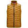 Men's Vests 2020 Autumn Mens Sleeveless Jackets Plus Size M-4XL Solid color Warm Vest Waistcoat Men Casual chaleco hombre1204S