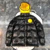 Erkekler Tasarımcı Down Ceket ve Parka Çift Aşınma Parlak Mk Ev Erkek Ceket Kol Cep Kapağı Çıkarılabilir Şapkalı Ceket Kış Kış Erkekleri Boyutu 1-5LR7G