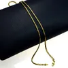 Elegant Jewelry 18K Yellow Gold Filled Necklace 45cm Length n270214W