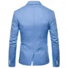 Mäns kostymer Solid Lightweight Casual Blazer Jacket 2023 Autumn Högkvalitativ herr Fashion Cotton Linen Slim Fit M-4XL