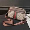 Heren luxe merk kleine leren heuptas messenger bags telefoon flip tote 2021262J