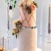 Ferramentas de cozimento 5cm em alto acrílico, pilar de bolo recheável, levantador e intensificador, peça central de casamento, faça você mesmo, topper de camada para aniversário