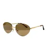 coole Sonnenbrille für Frauen Trendy Promi Blogger Star Timeless Classic Oval Randless Design Mode komfortable vielseitige UV400 CH4093 CH4322 9689