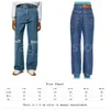 Hoge kwaliteit merk jeans voor dames modeontwerper broek zomer herfst broek 23938