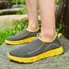 Mais vendidos mulheres homens deslizamento em tênis de corrida verão respirável sapatos de designer formadores tênis marca caseira feita na china 39-44