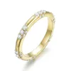 Solitaire Ring Kuololit Knife Edge 18K 14K 10K Yellow Gold for Women Bubble Matching Band Engagement Promise Fine 231007