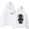 Herrtröjor anime solo nivellering sung jin woo grafisk hoodie hösten vinter män mode överdimensionerade tröjor unisex harajuku manga