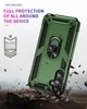 Cas de téléphone d'armure pour Samsung Galaxy A35 A55 S24 S23 FE A15 A25 A05 A05S A14 Ultra Plus Ring Kickstand Tocoping Case Hover