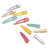 Barrettes à cheveux en résine acrylique, 10 pièces, pinces à cheveux en crocodile géométrique à la mode pour femmes et dames, accessoires pour cheveux, couleur aléatoire 313d