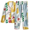 Damen-Nachtwäsche BZEL Baumwoll-Pyjama-Set, lässiger Komfort-Pyjama, großer Heimanzug für Frauen, weicher, hautfreundlicher Pyjama, Nachthemd