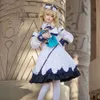 Genshin Impact Cosplay Barbara Gunnhildr Cosplay Costumeゲームユニフォームドレス服ハロウィーンカーニバルコスチューム