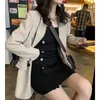 Costumes pour femmes UNXX veste de costume 2023 printemps et automne haut de gamme Design Niche dame décontracté abricot haut ample femmes Blazer vêtements