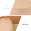 Conteneurs à emporter Biscuits au chocolat Boîte à gâteaux ronde Conteneur en papier sucré Support Kraft Accessoire cadeau pour la maison Fournitures de boulangerie Multifonction