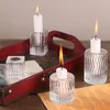 Candle Holders Square/Round Glass Stands Holder For Wedding Dinner Party Festival