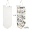 Jewelry Pouches Soft Felt Hanging Pouch Wall Pin Storage Bag Multifunctional Display Great For Collecting And Displaying