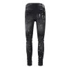 Heren verontrusten gescheurde Skinny Slim Motorcycle Moto Biker Causale heren denim broek Hip Hop Men Jeans V4 857652557