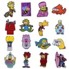 Épingles Broches Classique Anime Dur Émail Épingles Films TV Femmes Hommes Revers Badges Sac À Dos Collier De Mode Bijoux Cadeaux Pour Enfants Frie228l