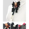 Pins Broschen Barocke Schleife Fliege Krawatte Bowtie Band Krawatten Brosche Pins Damen Modeschmuck Accessoires206w