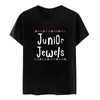 Chemisiers pour femmes chemises graphiques Junior couleur unie à manches courtes mode t-shirt en lettre imprimée col montant Blouse haut