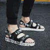 Treinadores Sneaker Moda SummerMens Big Sports Tamanho 45 Chinelos Sandálias Verão Juventude Estudante Slides Preto Cinza Branco Luz Azul Laranja Desig