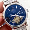 Business Luxury Mens Watch Mechanical Automatic Moon Phase Daydate Designer Wristwatches Top Brand Full Stainless Steel Band Watches for Men Father's Day Gift S8br