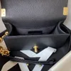 Designväska handväska axelväska sling sidväskor kalvskinn guldon metall justerbar kedja plånbok metalllås gabrielle quiltad för kvinnor 2520 cm flera färger