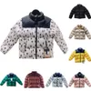 Piumino da uomo Parka per bambini abiti firmati Giacca invernale Bambini Piumino con cappuccio ricamato Piumino nord Caldo Parka Cappotto viso Piumini Lettera Stampa Outwear 5GM9